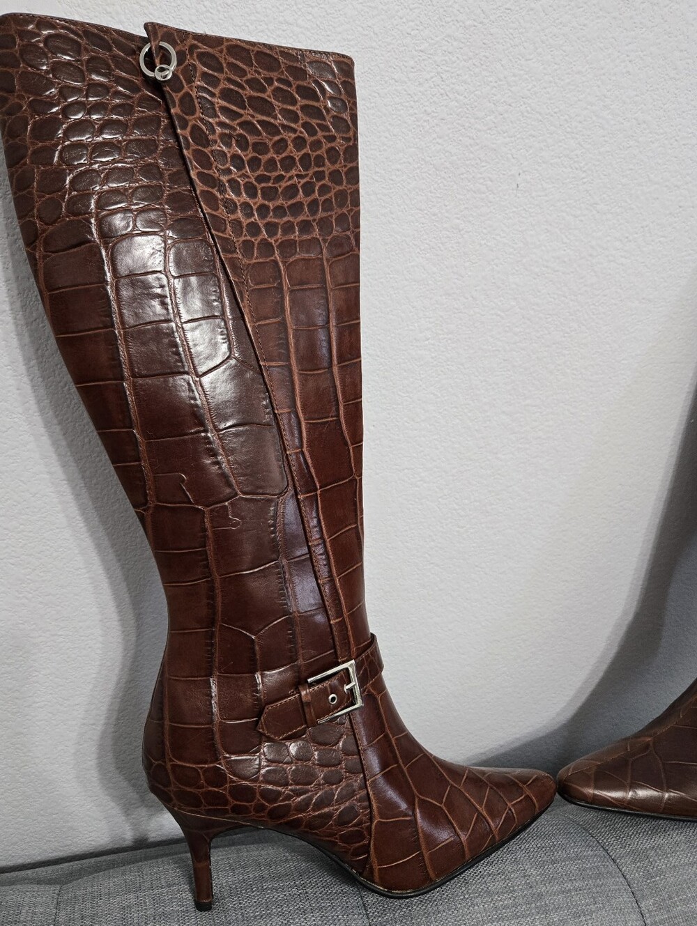 Randolph Duke Leather Embossed Boots